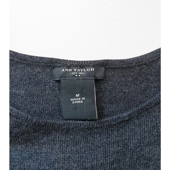 Ann Taylor Flutter Sleeved Sweater, Size M - Picture 4 of 8